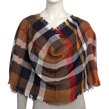 Lenço Estampa Xadrez De Tricot Lenço Estampa Xadrez De Tricot