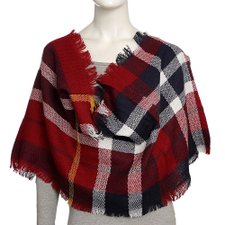 Lenço Estampa Xadrez De Tricot Lenço Estampa Xadrez De Tricot