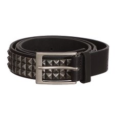 Cinto Com Spikes E Fivela Prata Cinto Com Spikes E Fivela Prata