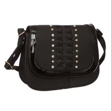 Bolsa Transversal Detalhes Em Strass E Verniz Bolsa Transversal Detalhes Em Strass E Verniz