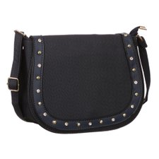 Bolsa Transversal Feminina Alto Relevo Com Strass Bolsa Transversal Feminina Alto Relevo Com Strass