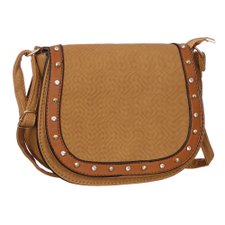 Bolsa Transversal Feminina Alto Relevo Com Strass Bolsa Transversal Feminina Alto Relevo Com Strass