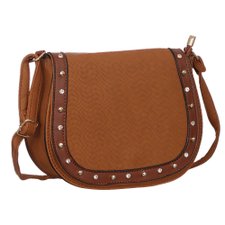 Bolsa Transversal Feminina Alto Relevo Com Strass Bolsa Transversal Feminina Alto Relevo Com Strass