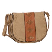 Bolsa Transversal Arredondada Com Detalhes Trançados Bolsa Transversal Arredondada Com Detalhes Trançados