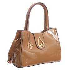 Bolsa De Verniz Feminina Com Pingente Premium Bolsa De Verniz Feminina Com Pingente Premium