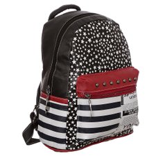 Mochila Feminina Com Estampa De Estrelas E Tachas Mochila Feminina Com Estampa De Estrelas E Tachas