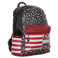 Mochila Feminina Com Estampa De Estrelas E Tachas Mochila Feminina Com Estampa De Estrelas E Tachas