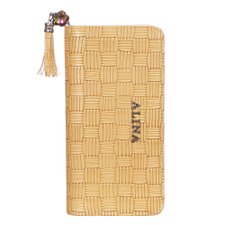 Carteira Feminina Com Tassel De Cristal E Alto Relevo Carteira Feminina Com Tassel De Cristal E Alto Relevo