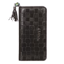Carteira Feminina Com Tassel De Cristal E Alto Relevo Carteira Feminina Com Tassel De Cristal E Alto Relevo