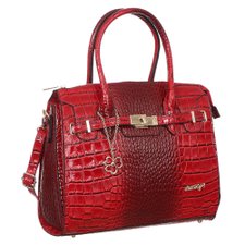 Bolsa De Verniz Com Estampa Animal Print E Pingente Dourado Bolsa De Verniz Com Estampa Animal Print E Pingente Dourado