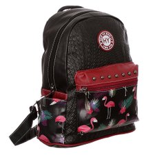 Mochila Com Alto Relevo E Estampa De Flamingo Mochila Com Alto Relevo E Estampa De Flamingo