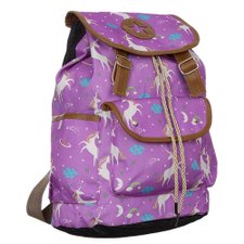 Mochila Têxtil Escolar Com Estampa De Unicórnio Mochila Têxtil Escolar Com Estampa De Unicórnio