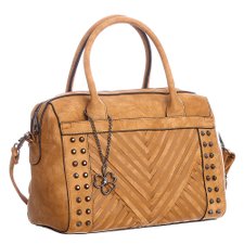 Bolsa Feminina De Mão Luxo Detalhes Em Fita E Spikes Bolsa Feminina De Mão Luxo Detalhes Em Fita E Spikes