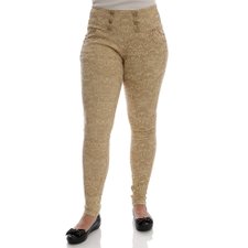 Calça Cotton Feminina Em Alto Relevo Calça Cotton Feminina Em Alto Relevo