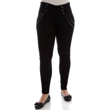 Calça Feminina Cotton Com Alto Relevo Calça Feminina Cotton Com Alto Relevo