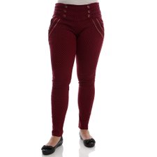 Calça Feminina Cotton Com Alto Relevo Calça Feminina Cotton Com Alto Relevo