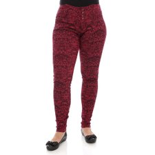 Calça Com Cintura Alta E Detalhes Em Alto Relevo Calça Com Cintura Alta E Detalhes Em Alto Relevo