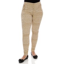 Calça Feminina Estampa Alto Relevo Skinny Calça Feminina Estampa Alto Relevo Skinny