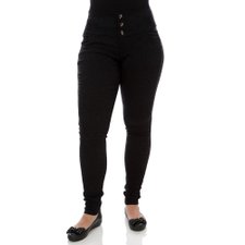 Calça Feminina Estampa Alto Relevo Skinny Calça Feminina Estampa Alto Relevo Skinny