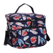 Bolsa Térmica Azul Marinho Com Alça De Mão E Transversal Bolsa Térmica Azul Marinho Com Alça De Mão E Transversal