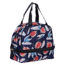 Bolsa Térmica Azul Marinho Feminina Estampada Bolsa Térmica Azul Marinho Feminina Estampada