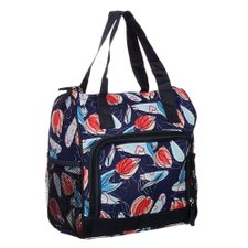 Bolsa Térmica Azul Marinho Estampada Com Alça Dupla Bolsa Térmica Azul Marinho Estampada Com Alça Dupla