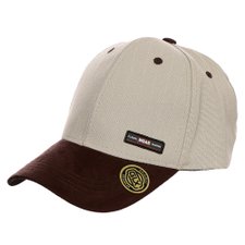 Boné Básico Café Com Fechamento Em Velcro Boné Básico Café Com Fechamento Em Velcro