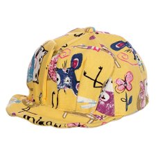 Boné Infantil Amarelo Estampado Com Orelhas Boné Infantil Amarelo Estampado Com Orelhas
