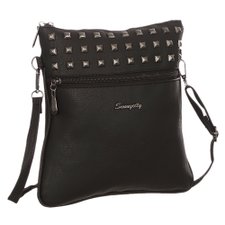 Bolsa Transversal Feminina Com Spikes Bolsa Transversal Feminina Com Spikes