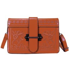 Bolsa Feminina Verniz Bordada Floral Bolsa Feminina Verniz Bordada Floral