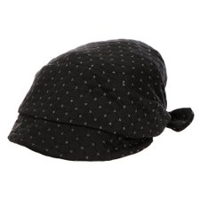 Touca Bandana Cinza Escuro Estampada Touca Bandana Cinza Escuro Estampada