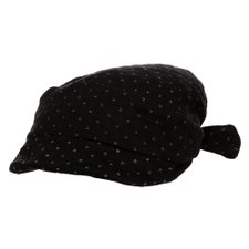 Touca Bandana Preta Estampada Touca Bandana Preta Estampada