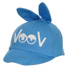 Boné Infantil Azul Com Orelhas De Coelhinho Boné Infantil Azul Com Orelhas De Coelhinho