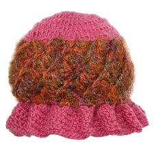 Gorro Rosa Feminino De Crochê Gorro Rosa Feminino De Crochê