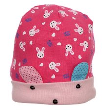 Touca Pink Infantil Ursinho Com Orelha Touca Pink Infantil Ursinho Com Orelha