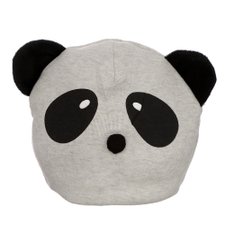 Touca Cinza Infantil Panda Touca Cinza Infantil Panda