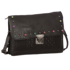 Bolsa Clutch Feminina Com Tachas Coloridas Bolsa Clutch Feminina Com Tachas Coloridas