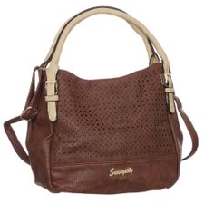 Bolsa Feminina De Ombro Com Detalhes Vazados Bolsa Feminina De Ombro Com Detalhes Vazados