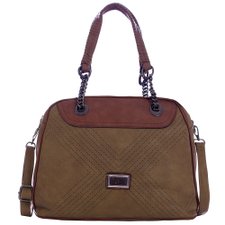 Bolsa Feminina Ombro Detalhes Vazados Alça De Corrente Bolsa Feminina Ombro Detalhes Vazados Alça De Corrente