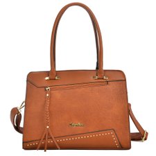 Bolsa Feminina De Ombro Alto Relevo Com Tachas Bolsa Feminina De Ombro Alto Relevo Com Tachas