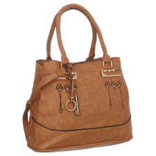 Bolsa Feminina De Ombro Detalhes Vazados e Dourados Bolsa Feminina De Ombro Detalhes Vazados e Dourados