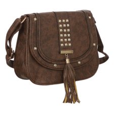Bolsa Transversal Com Tachas E Tassel Alto Relevo Bolsa Transversal Com Tachas E Tassel Alto Relevo