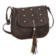 Bolsa Transversal Feminina Detalhes Vazados Com Tassel Bolsa Transversal Feminina Detalhes Vazados Com Tassel