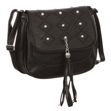 Bolsa Transversal Feminina Detalhes Vazados Com Tassel Bolsa Transversal Feminina Detalhes Vazados Com Tassel