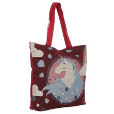 Bolsa Sacola Feminina Estampa De Unicórnio Bolsa Sacola Feminina Estampa De Unicórnio