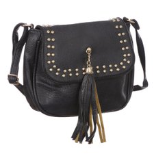 Bolsa Transversal Com Tachas E Tassel Feminina Bolsa Transversal Com Tachas E Tassel Feminina