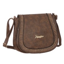 Bolsa Transversal Feminina Texturizada Detalhes Em Tachas Bolsa Transversal Feminina Texturizada Detalhes Em Tachas