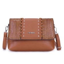 Bolsa Feminina Transversal Alto Relevo Com Trançado Bolsa Feminina Transversal Alto Relevo Com Trançado