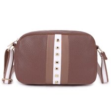 Bolsa Feminina Transversal Detalhes Vazados E Spikes Bolsa Feminina Transversal Detalhes Vazados E Spikes