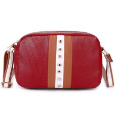 Bolsa Feminina Transversal Detalhes Vazados E Spikes Bolsa Feminina Transversal Detalhes Vazados E Spikes